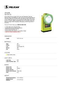 Thumbnail of document Data Sheet - 3715PL Right Angle Light